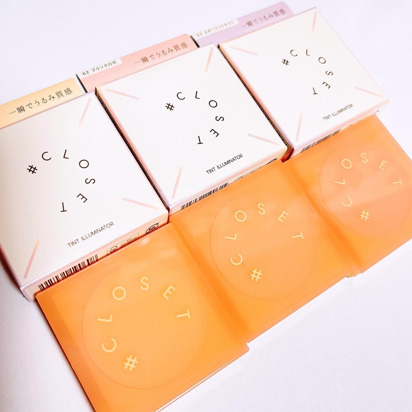 ティントイルミネーター/#CLOSET/パウダーハイライトを使ったクチコミ（2枚目）