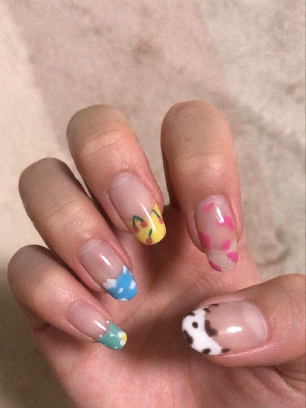 ジェルネイル(ライト対応)/セリア/ジェルネイルを使ったクチコミ(1枚目)