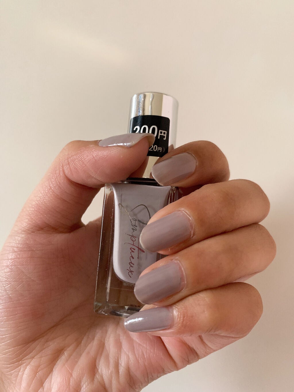 Somptueux(ソンプチュー) ネイルポリッシュ/DAISO/マニキュアを使ったクチコミ(1枚目)