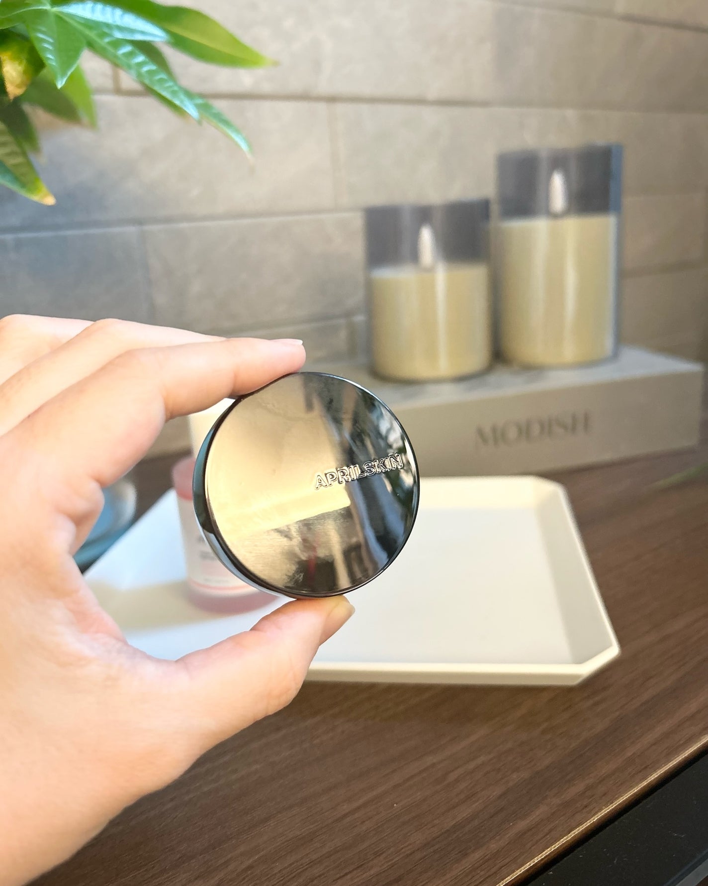 あき on LIPS 「APRILSKINハイパーカバーフィットクッション(グラファイ..」(3枚目)