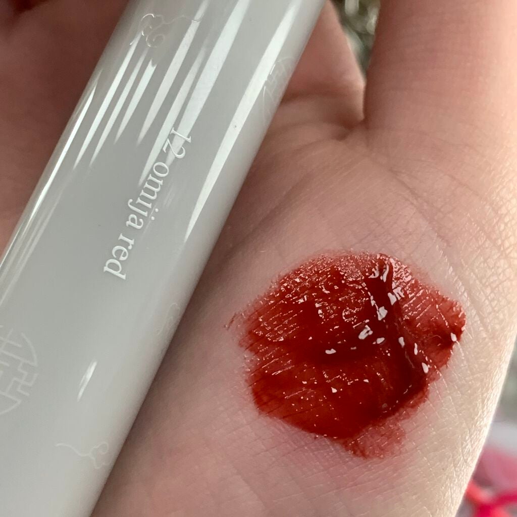 グラスティングウォーターティント 韓服エディション/rom&nd/リップティントを使ったクチコミ(4枚目)