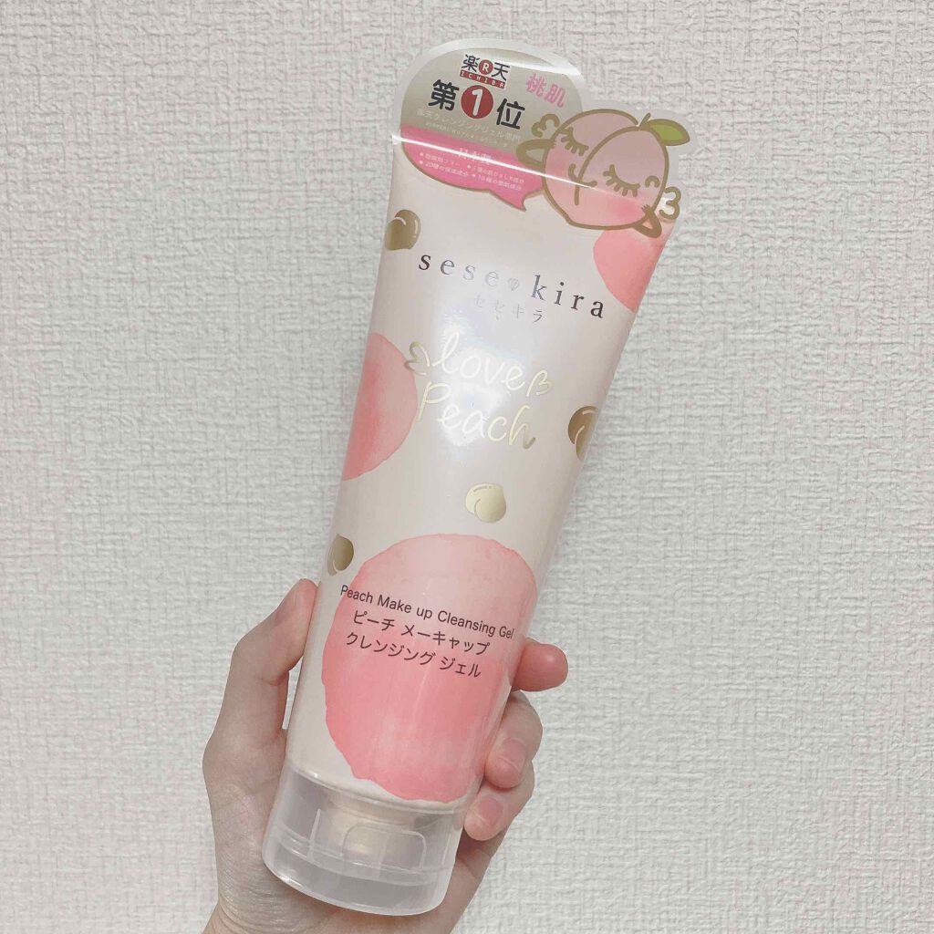 ピーチメーキャップクレンジングジェル/sesekira/クレンジングジェルを使ったクチコミ（1枚目）