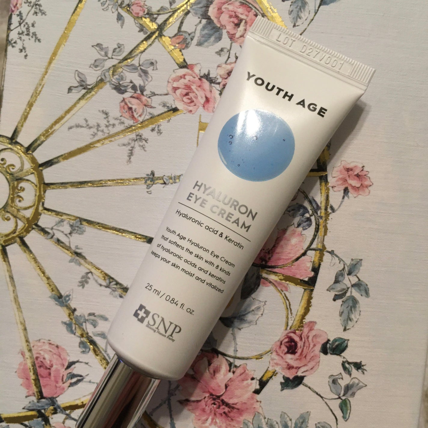 ユースエイジヒアルロン酸アイクリーム/SNP/アイケア・アイクリームを使ったクチコミ(1枚目)