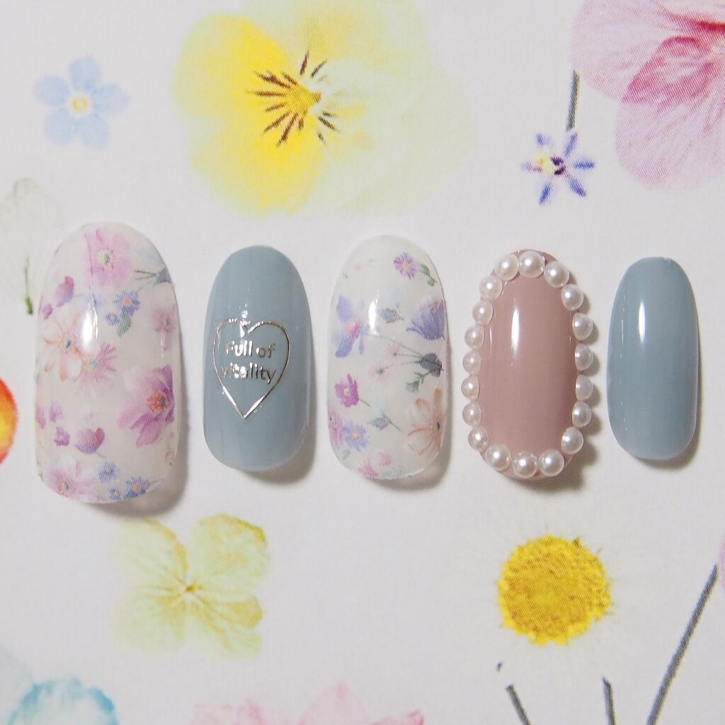 しずくネイルシール/キャンドゥ/ネイルシールを使ったクチコミ（2枚目）