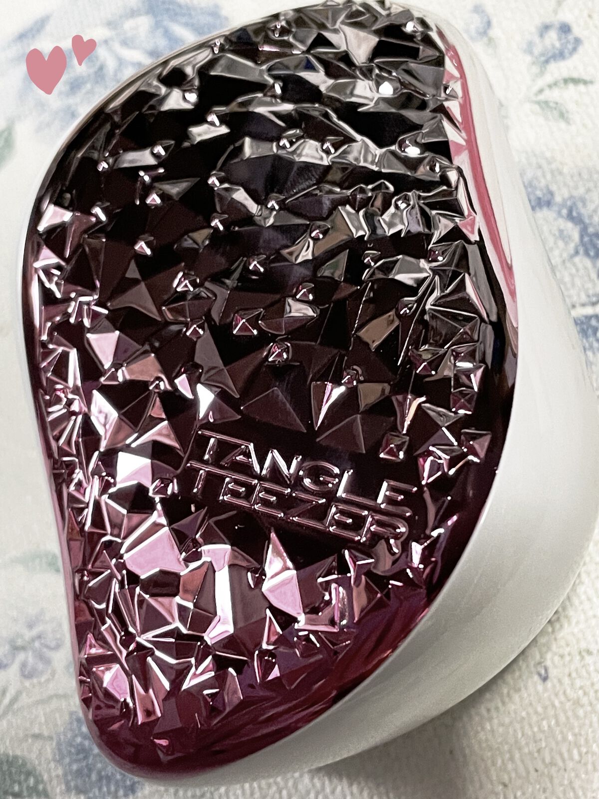 コンパクトスタイラー ジェムロックピンク/TANGLE TEEZER/ヘアブラシを使ったクチコミ（1枚目）