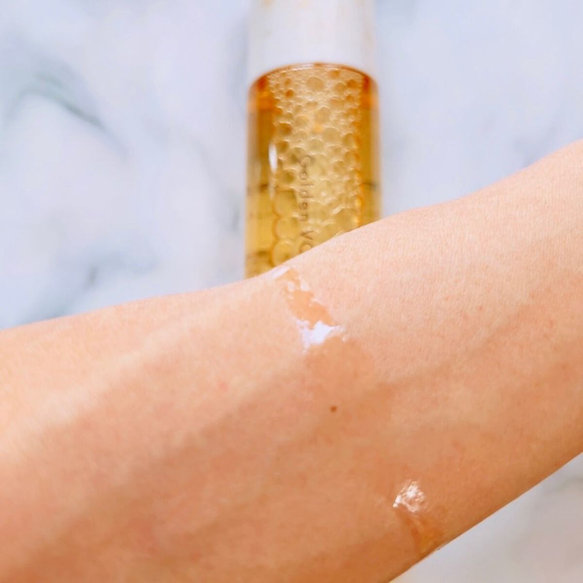 ゴールデンVC ブライト カプセルドリップ/fracora/化粧水を使ったクチコミ(3枚目)