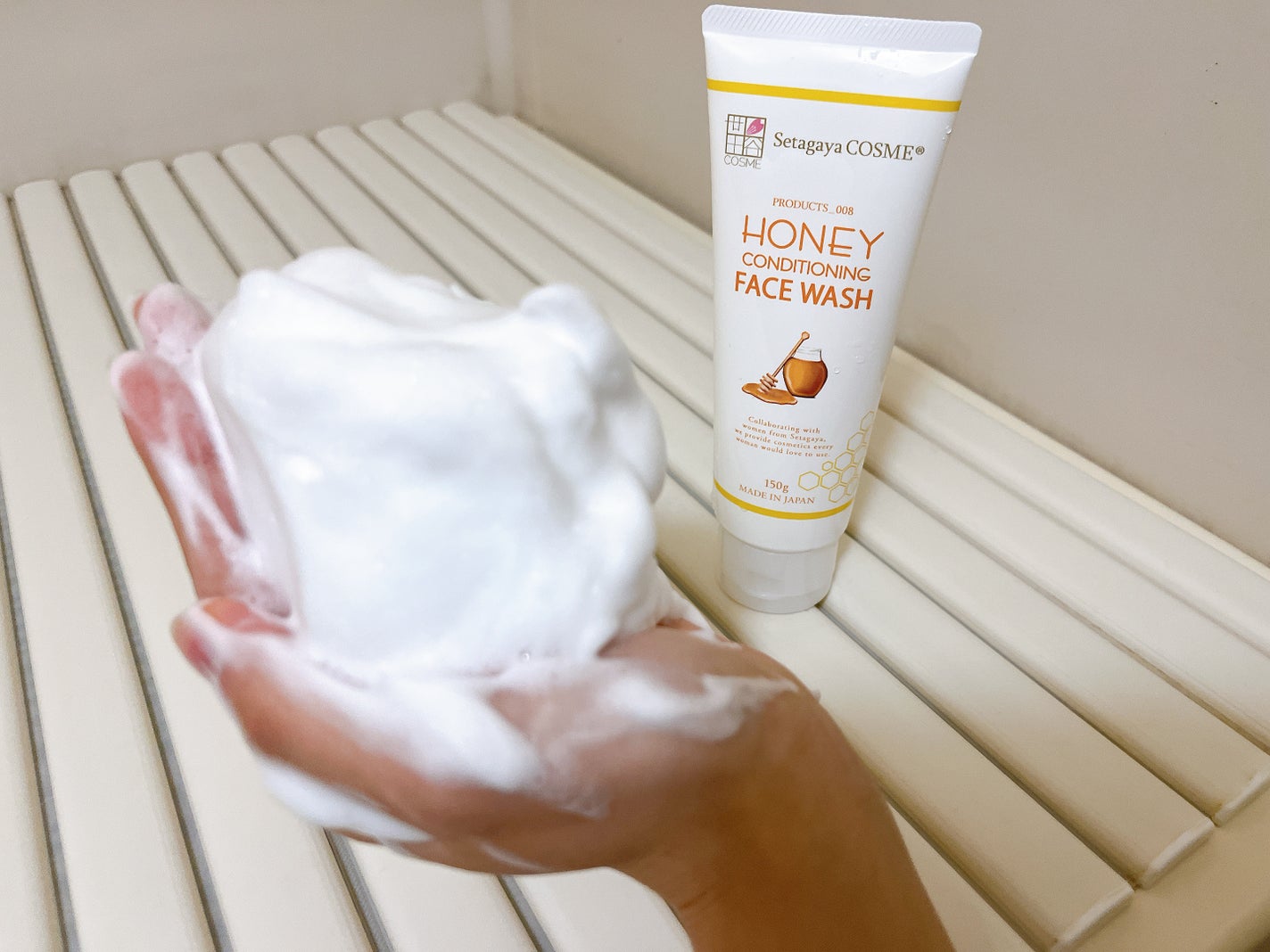 ハニーフェイスウォッシュ/世田谷コスメ/洗顔フォームを使ったクチコミ(2枚目)