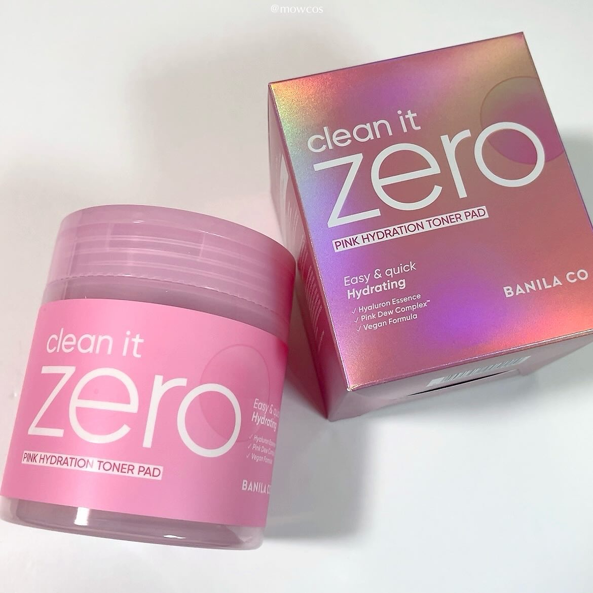 クリーンイットゼロ ピンクモイスチャートナーパッド / BANILA CO