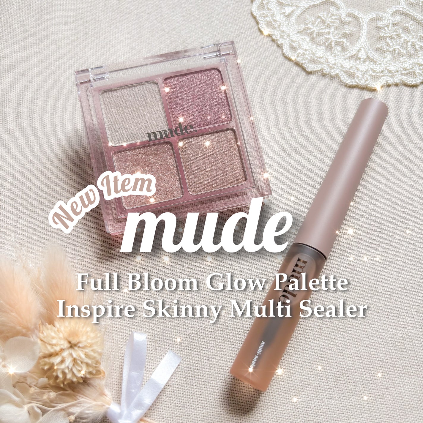 フルブルームグロウパレット/mude/アイシャドウパレットを使ったクチコミ(1枚目)