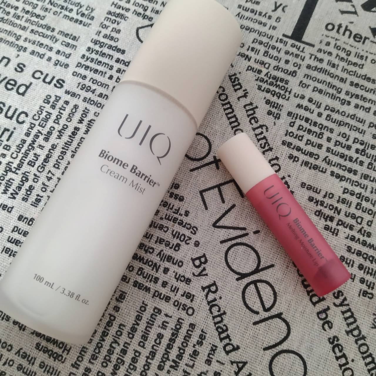 バイオームバリア クリームミスト/UIQ/ミスト状化粧水を使ったクチコミ(1枚目)