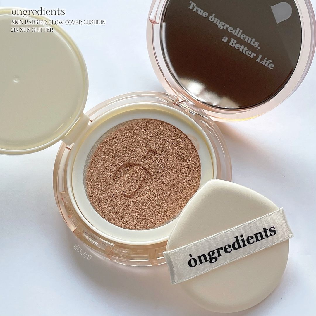 スキンバリアグロウカバークッション/Ongredients/クッションファンデーションを使ったクチコミ（2枚目）