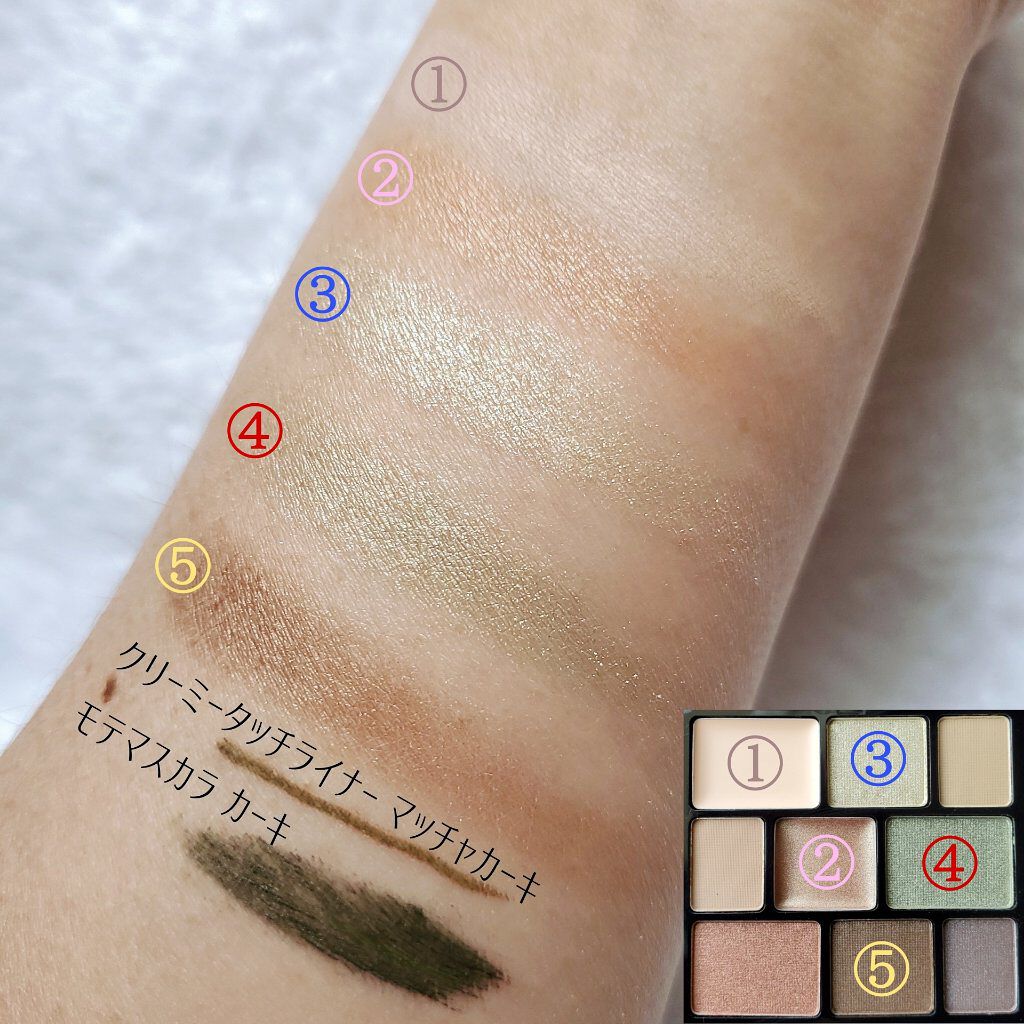ムードアイシャドウパレット/GENE TOKYO/アイシャドウパレットを使ったクチコミ（3枚目）