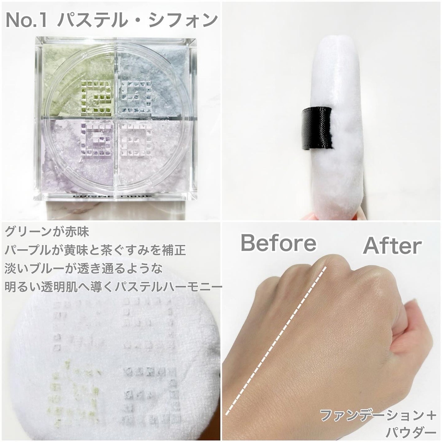 プリズム・リーブル/GIVENCHY/ルースパウダーを使ったクチコミ(5枚目)