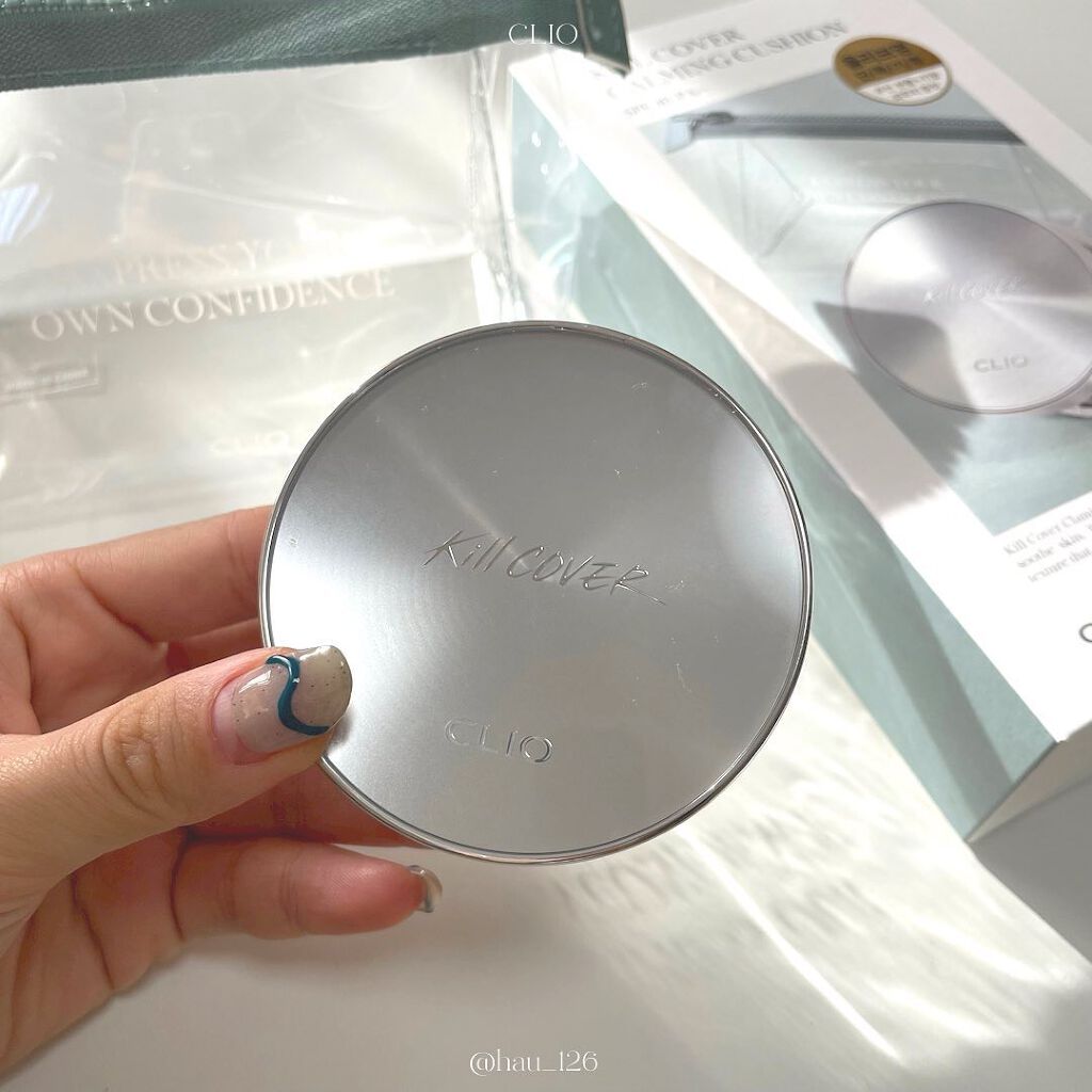 キル カバー カーミング クッション/CLIO/クッションファンデーションを使ったクチコミ(6枚目)