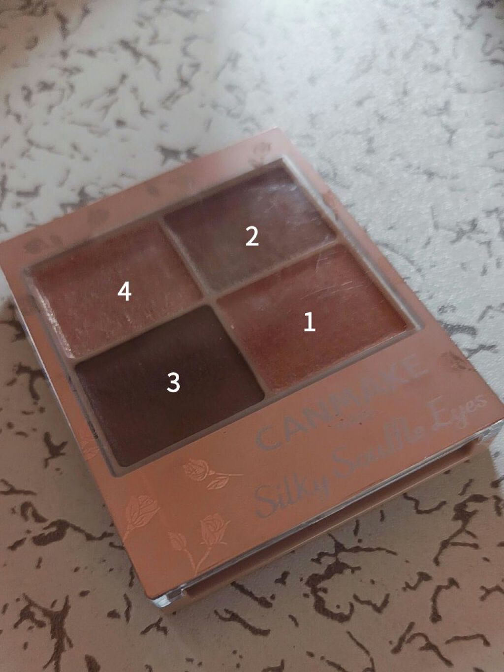 シルキースフレアイズ/キャンメイク/アイシャドウパレットを使ったクチコミ（3枚目）
