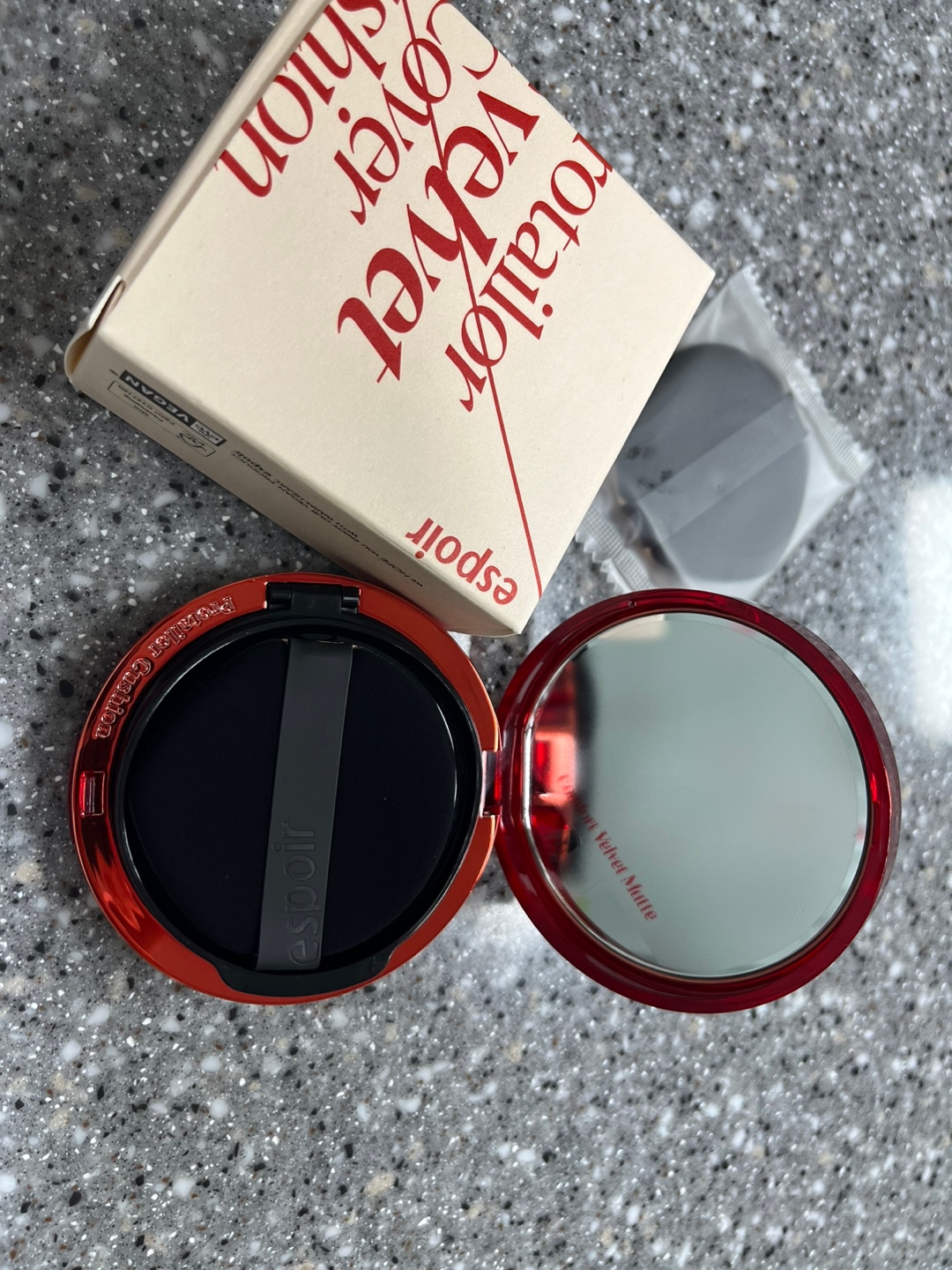 プロテーラービーベルベットカバークッション/espoir/クッションファンデーションを使ったクチコミ（2枚目）