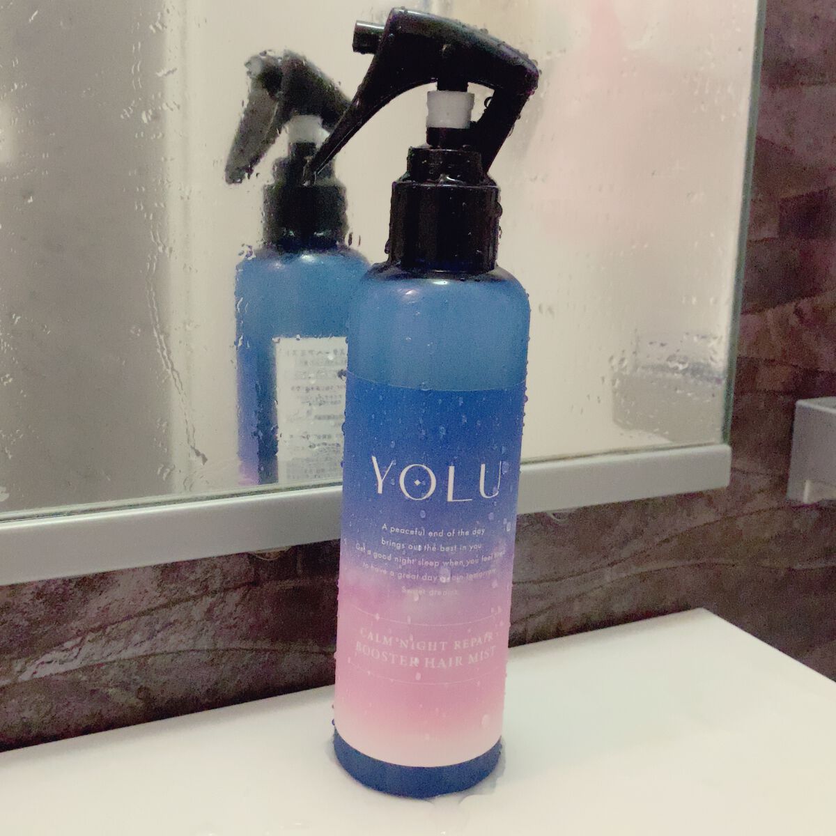 カームナイトリペアブースターヘアミスト/YOLU/プレスタイリング・寝ぐせ直しを使ったクチコミ（3枚目）