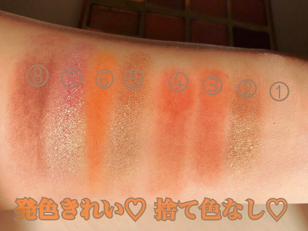 ソルテッド キャラメル ミニ アイシャドウ パレット/Too Faced/アイシャドウパレットを使ったクチコミ(3枚目)