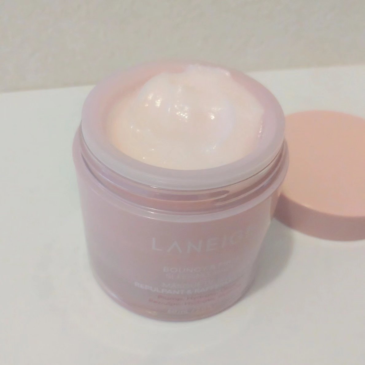 バウンシースリーピングマスク/LANEIGE/フェイスクリームを使ったクチコミ（3枚目）