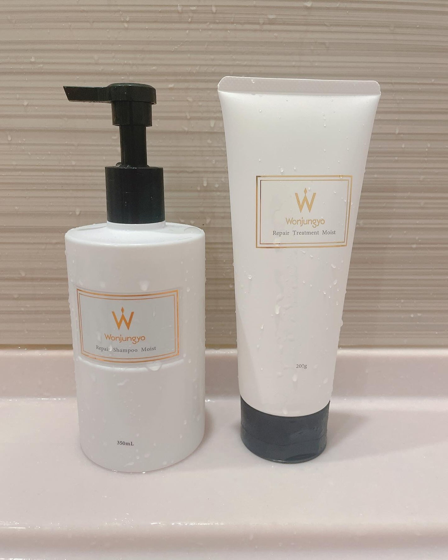 ウォンジョンヨ リペアシャンプー モイスト/リペアトリートメント モイスト/Wonjungyo/市販シャンプーを使ったクチコミ(1枚目)