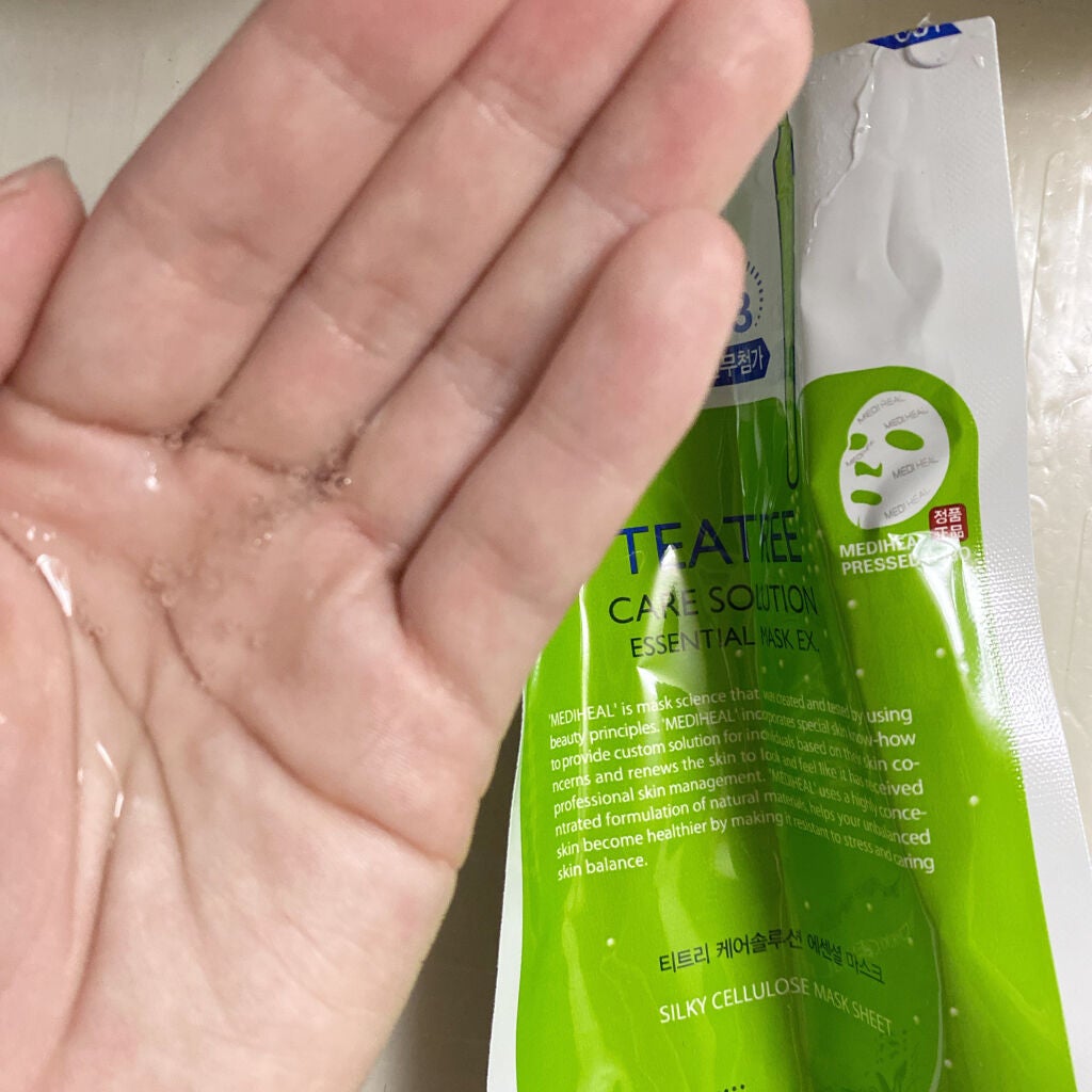 ティーツリーケアソリューション アンプルマスクJEX/MEDIHEAL/シートマスク・パックを使ったクチコミ(3枚目)