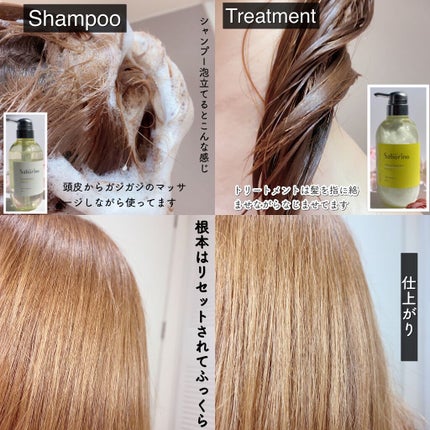 ハヤラクシャンプー モイスト/トリートメント モイスト/サボリーノ/市販シャンプーを使ったクチコミ(6枚目)