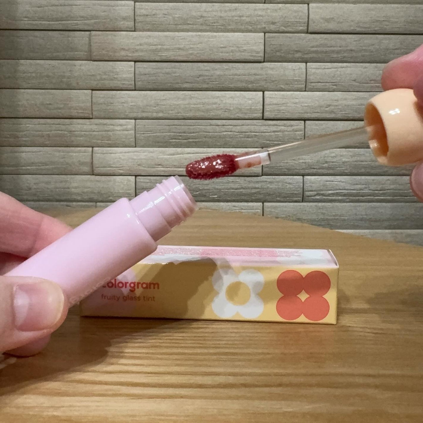 タンフルグラスティント/Colorgram/リップティントを使ったクチコミ(4枚目)