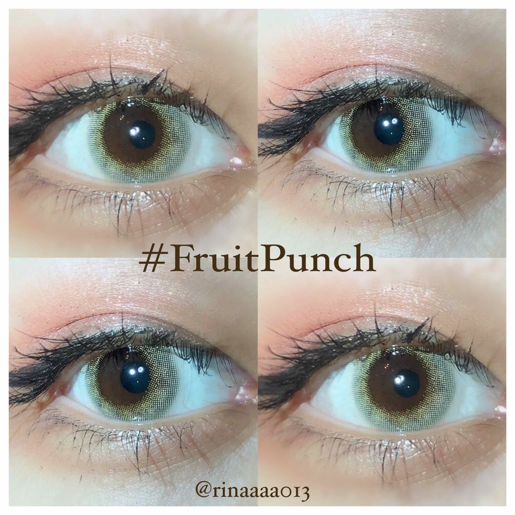 N’s COLLECTION 1day フルーツポンチ/N’s COLLECTION/ワンデー（１DAY）カラコンを使ったクチコミ（2枚目）