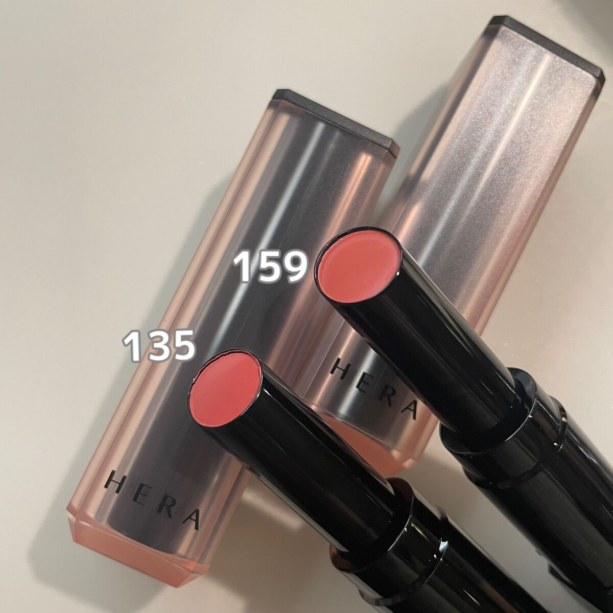 センシュアルパウダーマットリップスティック/HERA/口紅を使ったクチコミ（2枚目）