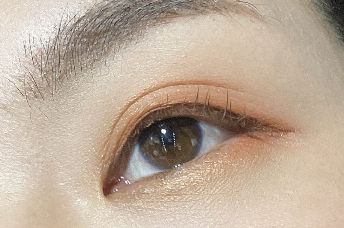 ツイン カラー アイシャドウ 42 オレンジ系/ちふれ/アイシャドウパレットを使ったクチコミ（1枚目）