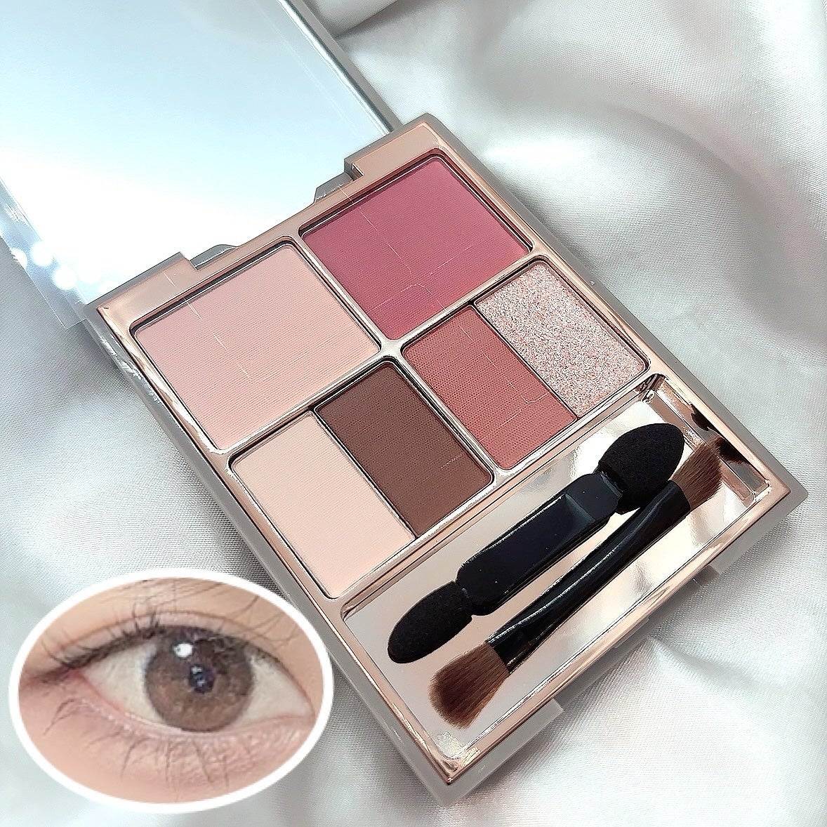 アミュレットカラーアイズ/rainymell/アイシャドウパレットを使ったクチコミ(4枚目)