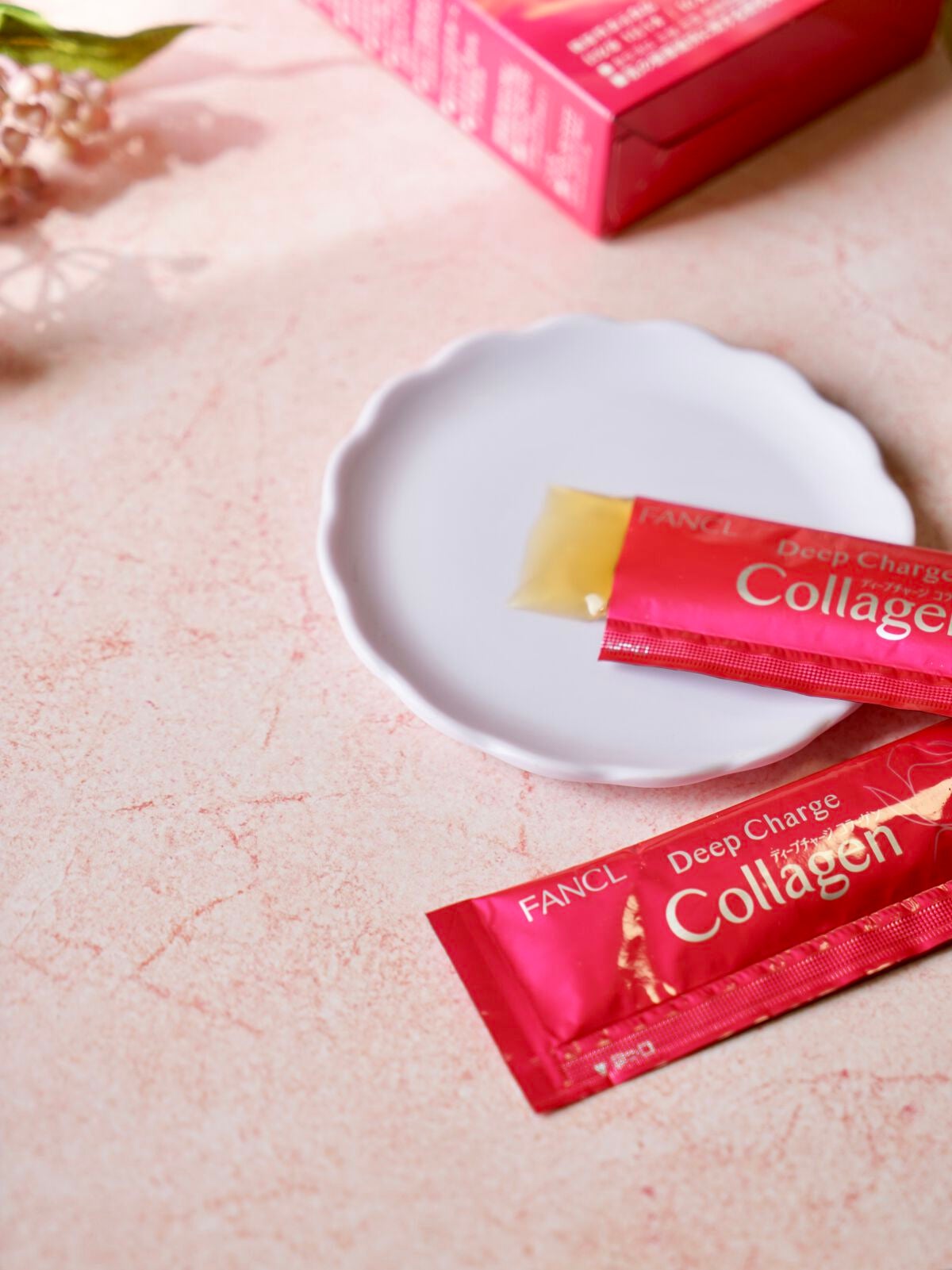 ディープチャージ コラーゲン スティックゼリー/ファンケル/美容サプリメントを使ったクチコミ(4枚目)