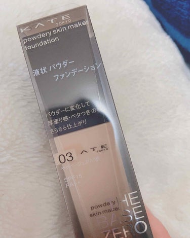 KATE パウダリースキンメーカー 03(ややベージュよりの肌)  SPF15・PA++  30ml

皆さんこんにちは！！
今回は有名なKATE パウダリースキンメーカーの03を購入しました！

プチ