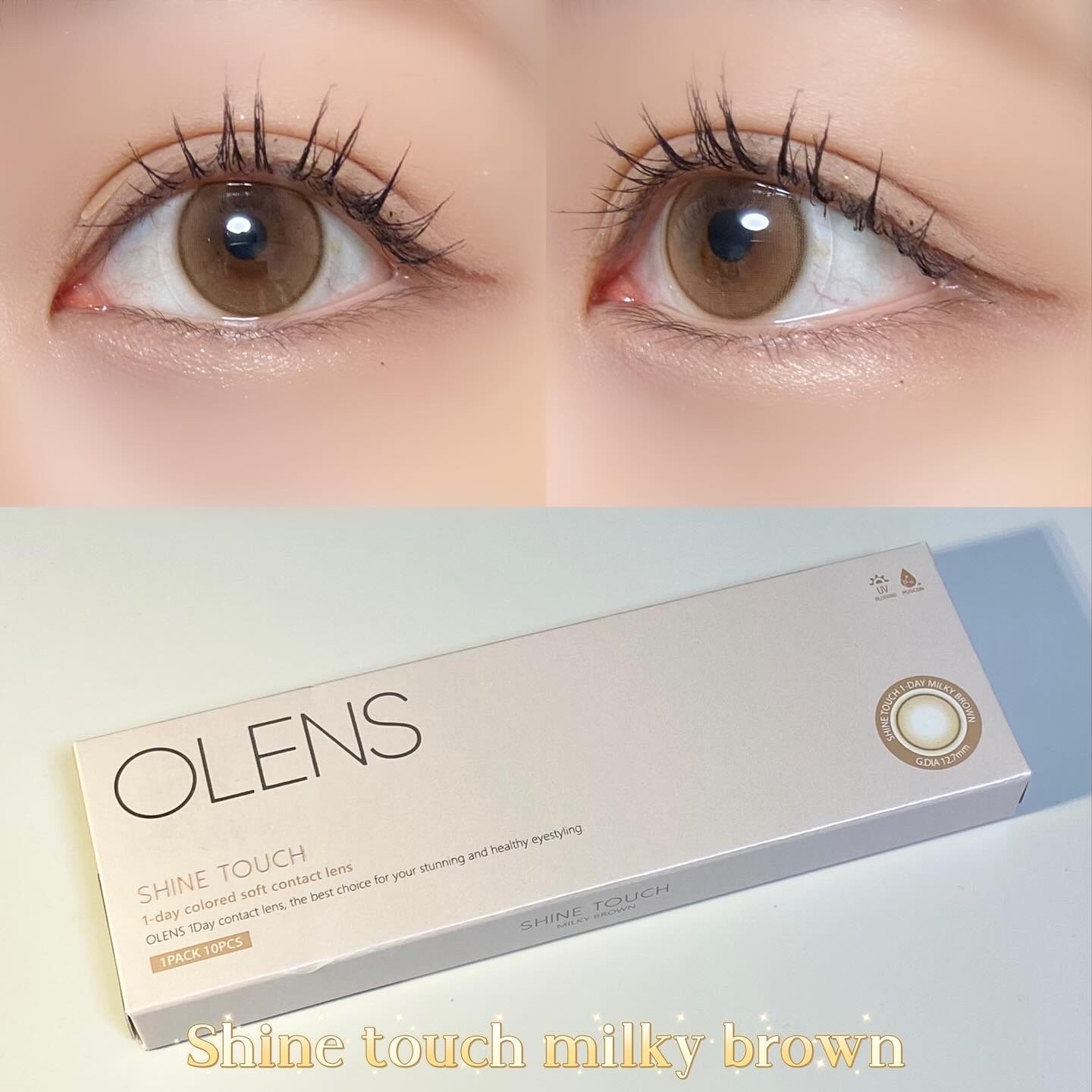 Moonrise 1Month/OLENS/１ヶ月（１MONTH）カラコンを使ったクチコミ（2枚目）