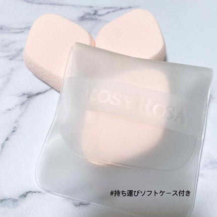 シフォンタッチスポンジN ダイヤ型 3個入り/ロージーローザ/パフ・スポンジを使ったクチコミ(2枚目)