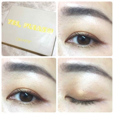 ColourPop Yes,Please! Shadow Paletteのクチコミ「夏になるとイエローメイクがしたくなる(^^)

カラーポップのyes, pleaseパレットを.....」（1枚目）