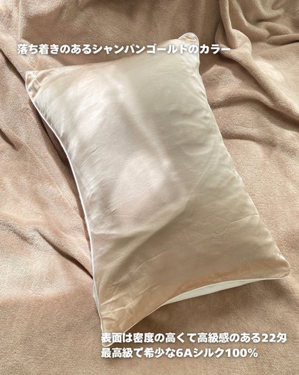 SEAWIND シルク枕カバー/SEAWIND/ヘアケアグッズを使ったクチコミ(3枚目)