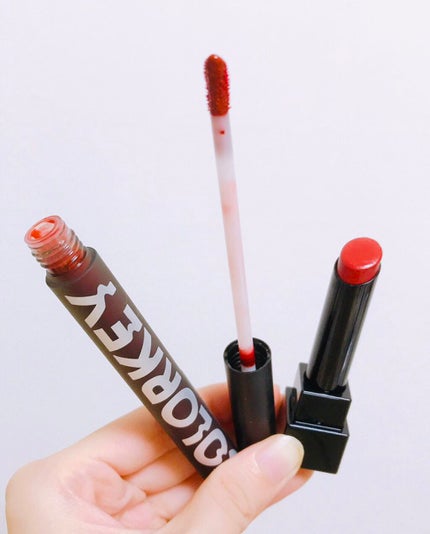 シャインミラーティント/COLORKEY/リップティントを使ったクチコミ(2枚目)