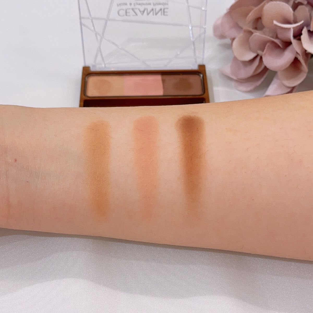 ノーズ＆アイブロウパウダー/CEZANNE/パウダーアイブロウを使ったクチコミ（3枚目）