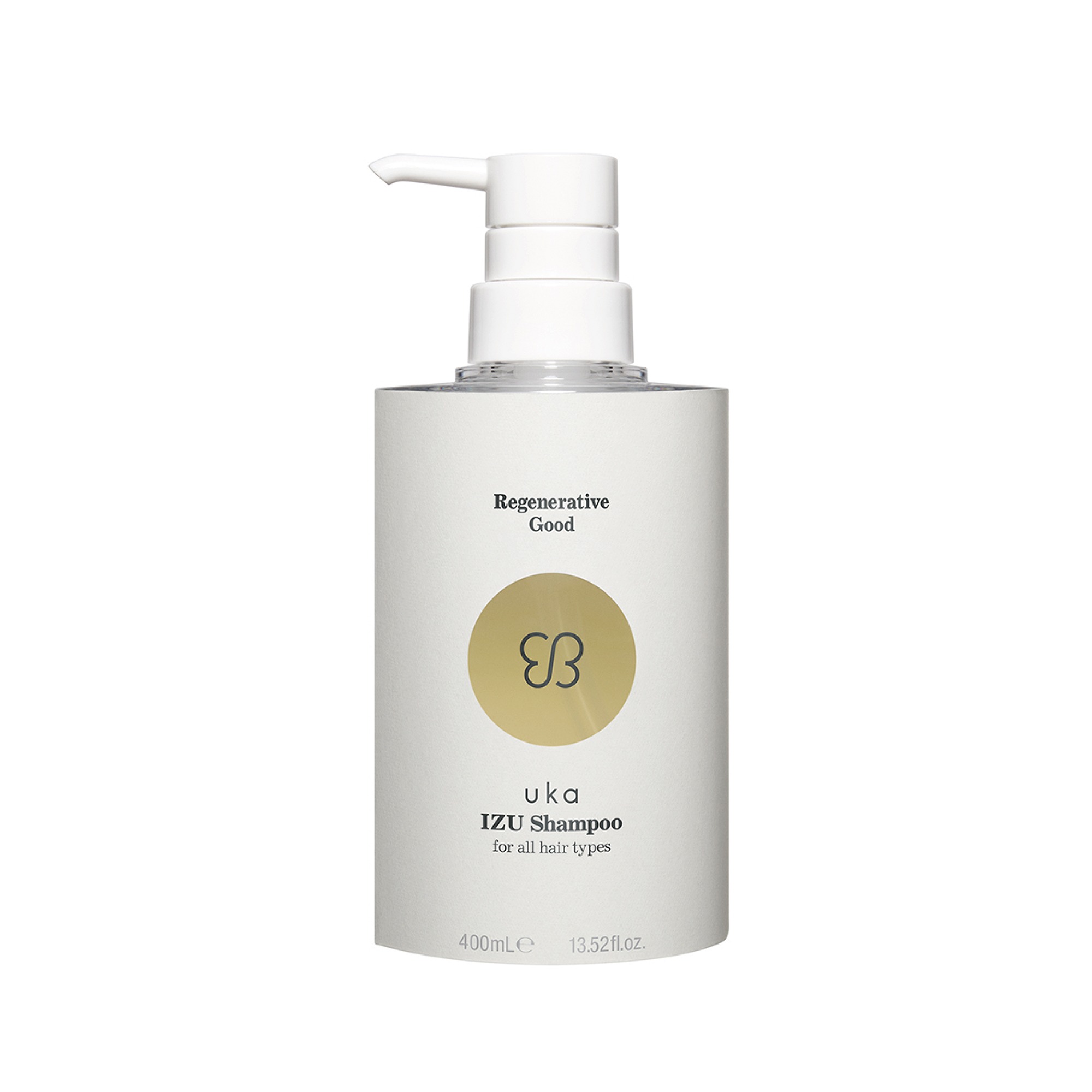 uka IZU Shampoo／Conditioner for all hair types シャンプー ポンプ付き（400ml）