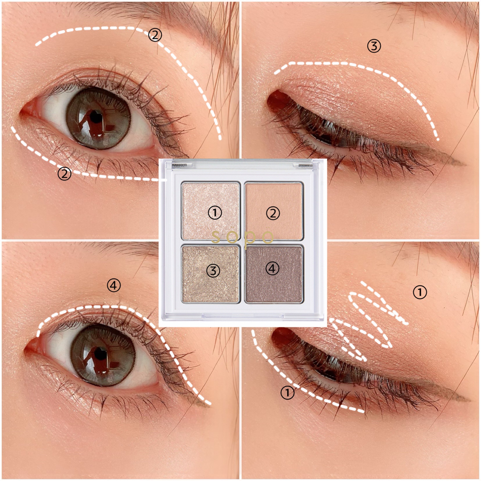 カラーマスカラ 11 メタリックラベンダー/sopo/マスカラを使ったクチコミ（3枚目）