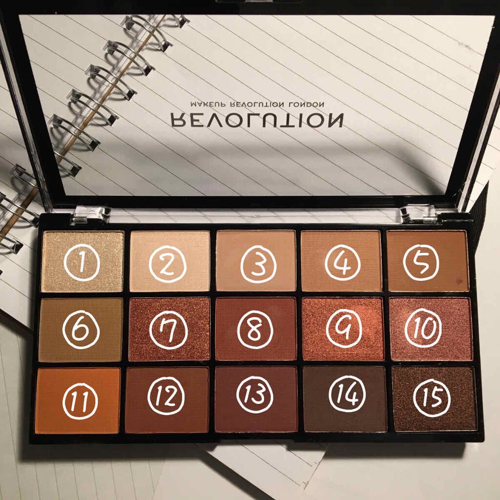 Revolution Reloaded/MAKEUP REVOLUTION/アイシャドウパレットを使ったクチコミ(3枚目)