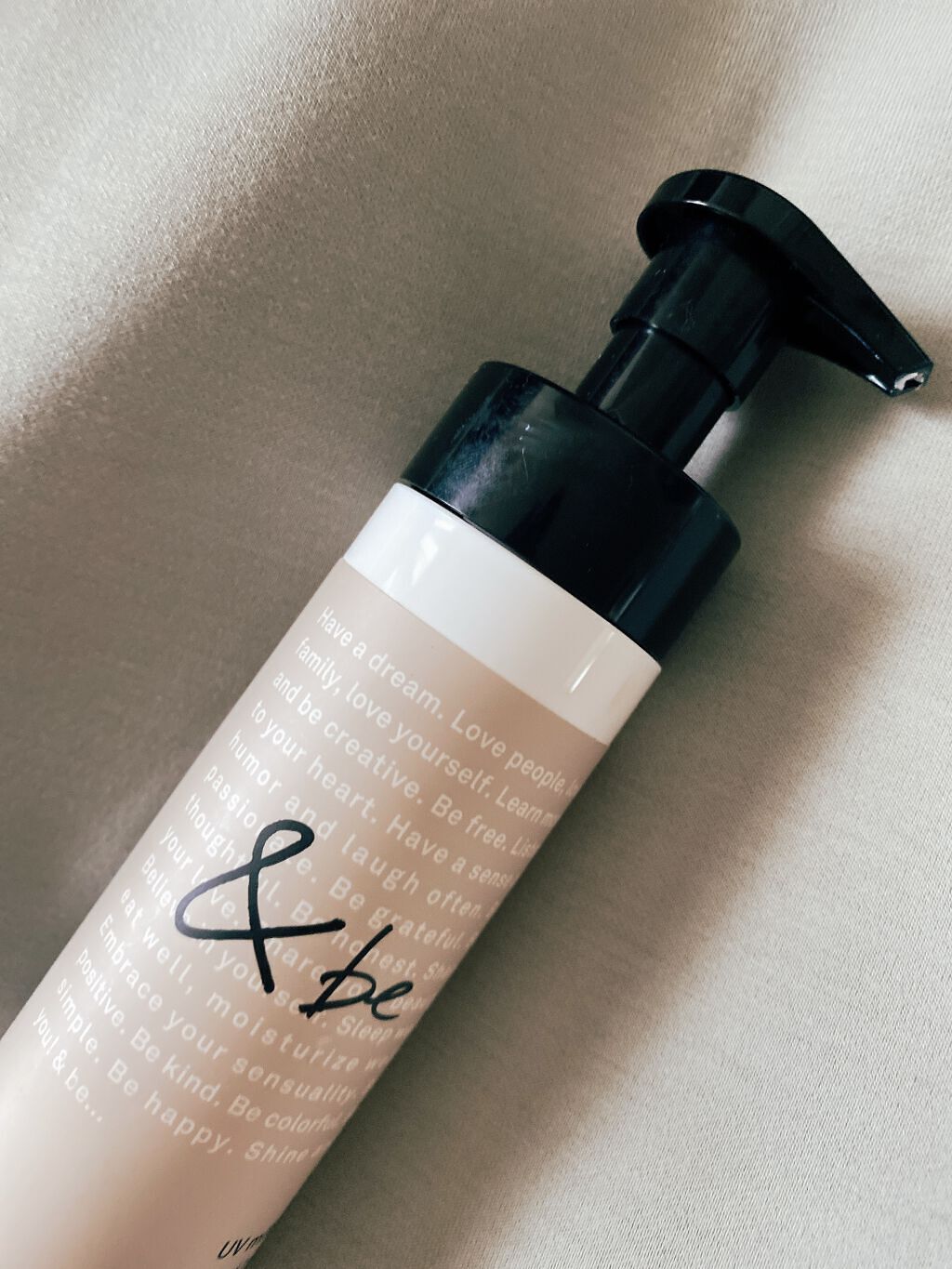 UVミルク/＆be/日焼け止め・UVケアを使ったクチコミ（1枚目）