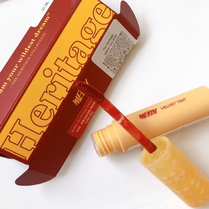 ザ ヘリテージ ベルベット ティント/MERZY/リップティントを使ったクチコミ(4枚目)