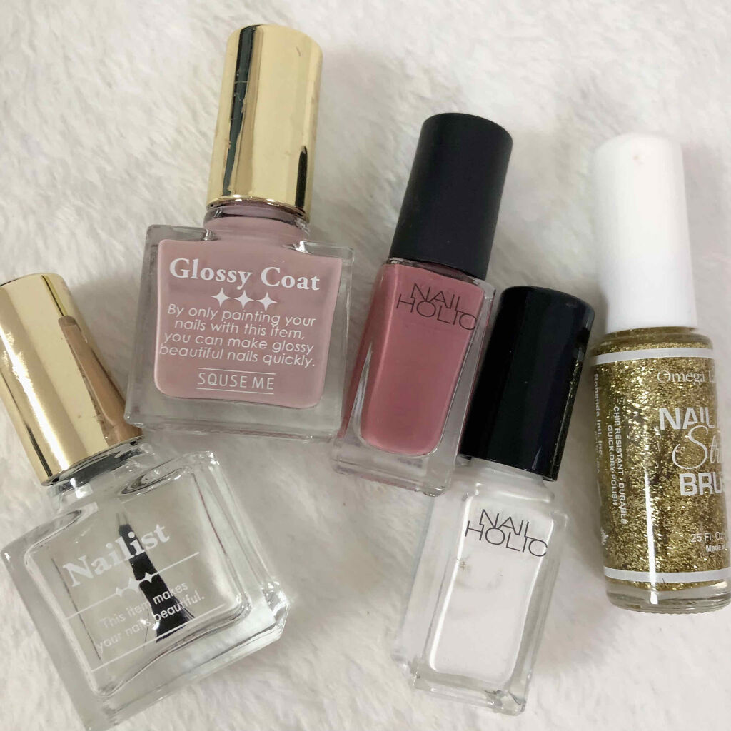 グロッシーコート/スキューズミー/オールインワンネイルを使ったクチコミ（2枚目）