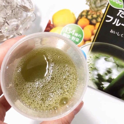 pipi3 on LIPS 「めっちゃたっぷりフルーツ青汁*野草・野菜・フルーツ・海藻の酵素..」(4枚目)