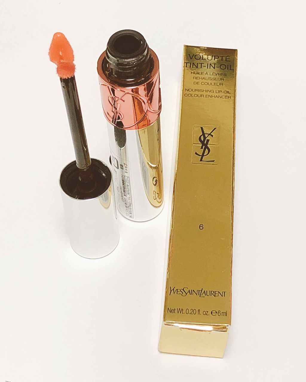 ヴォリュプテ ティントインオイル/YVES SAINT LAURENT BEAUTE/リップグロスを使ったクチコミ（2枚目）