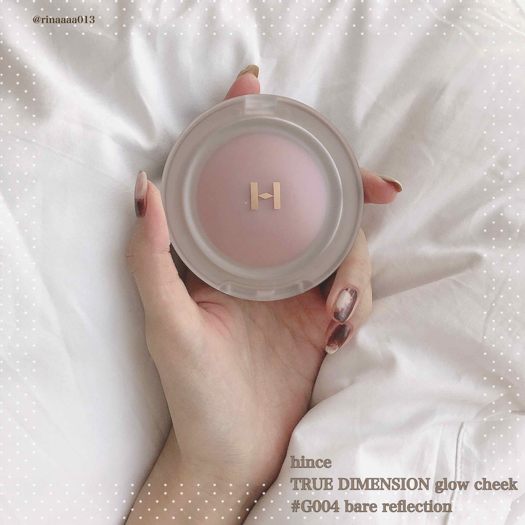 トゥルーディメンショングロウチーク/hince/パウダーチークを使ったクチコミ（1枚目）