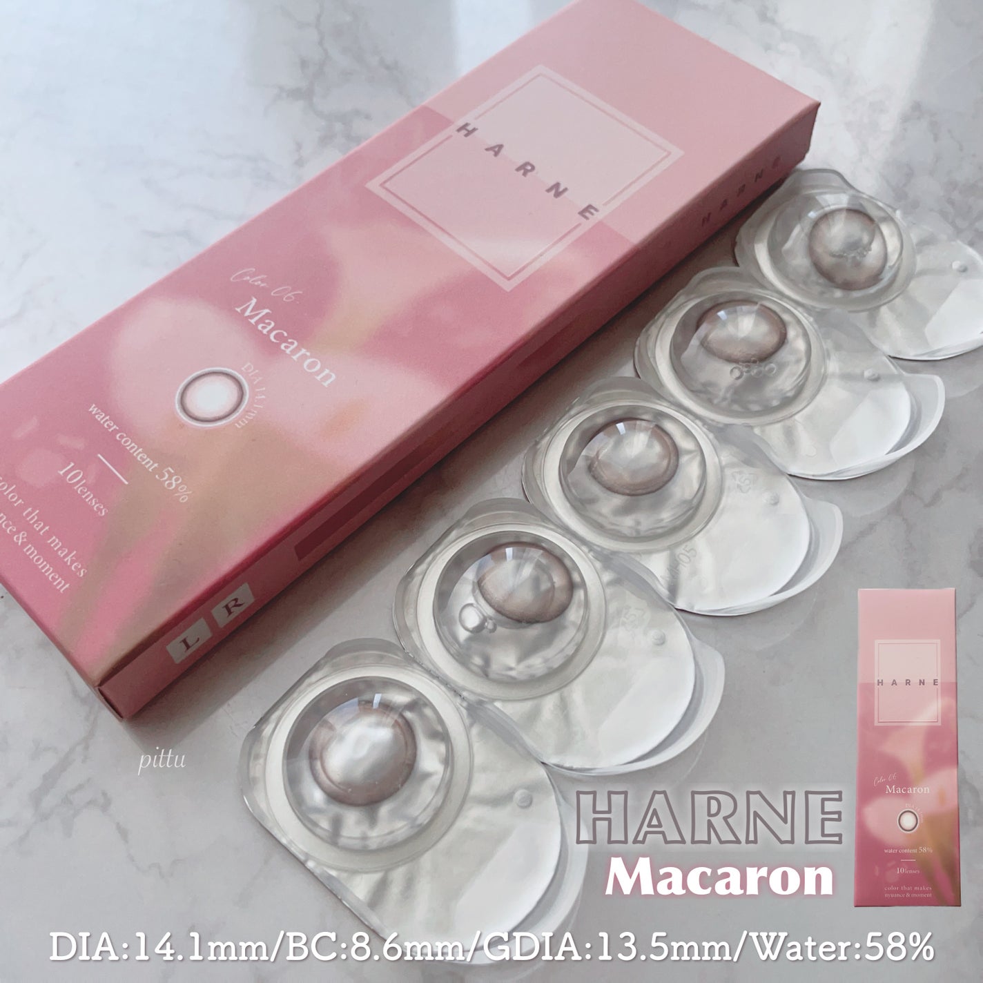 HARNE 1day/HARNE/ワンデー(1DAY)カラコンを使ったクチコミ(5枚目)