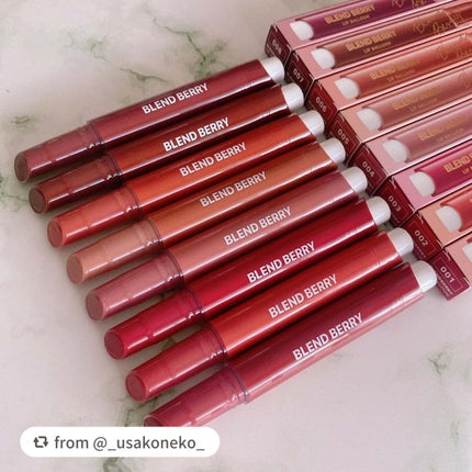 ブレンドベリー リップバルーン/BLEND BERRY/口紅を使ったクチコミ(7枚目)